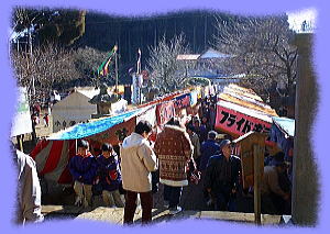 境内・参道のにぎわい